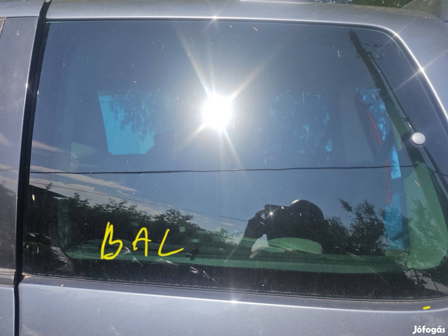 Citroen c8 hátsó oldal üveg Oldalüveg 8000