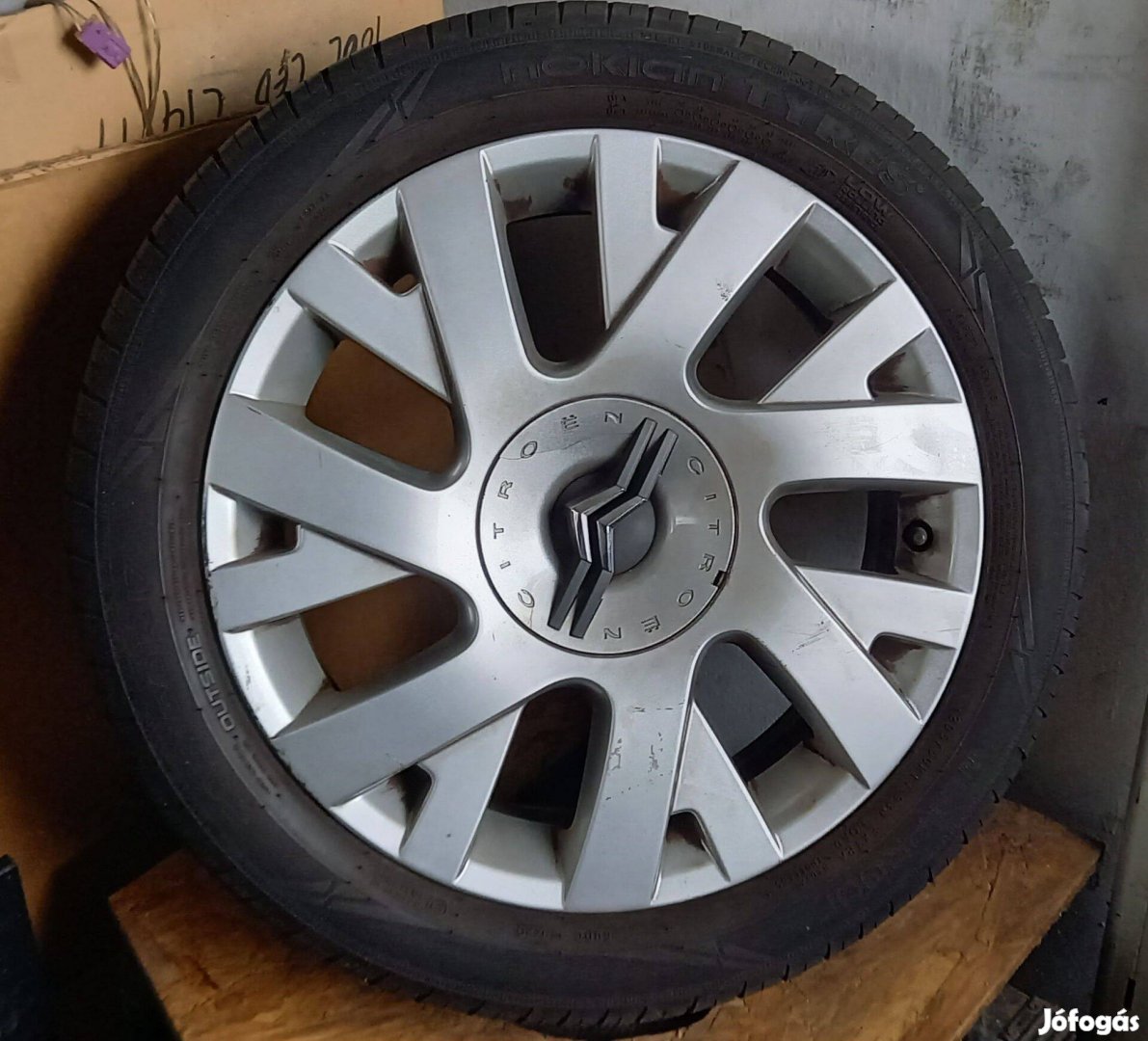 Citroen gyári alufelni 4X108 Resolven + 205/50 R17 gumik