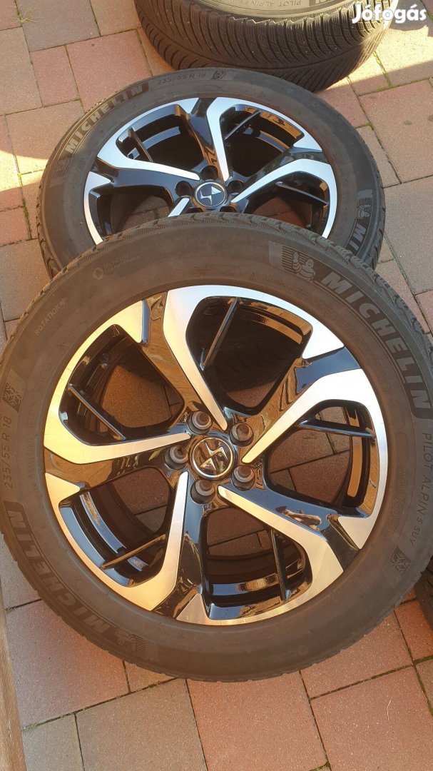 Citroen gyári alufelni DS , 235/55 R18 Michelin téli