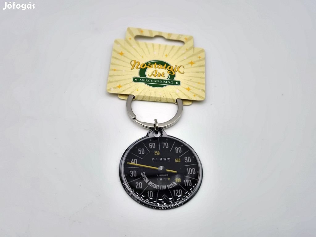 Citroen km óra kulcstartó