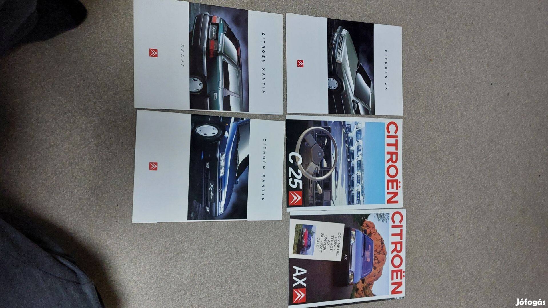 Citroen prospektus, katalógus