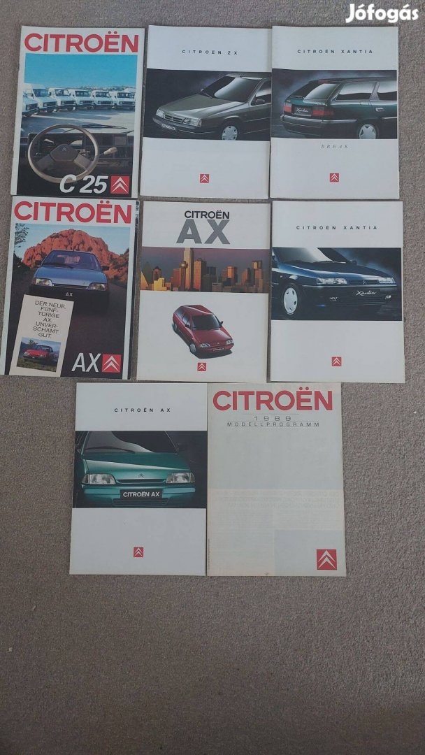 Citroen prospektus, katalógus