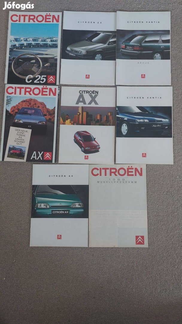 Citroen prospektus, katalógus