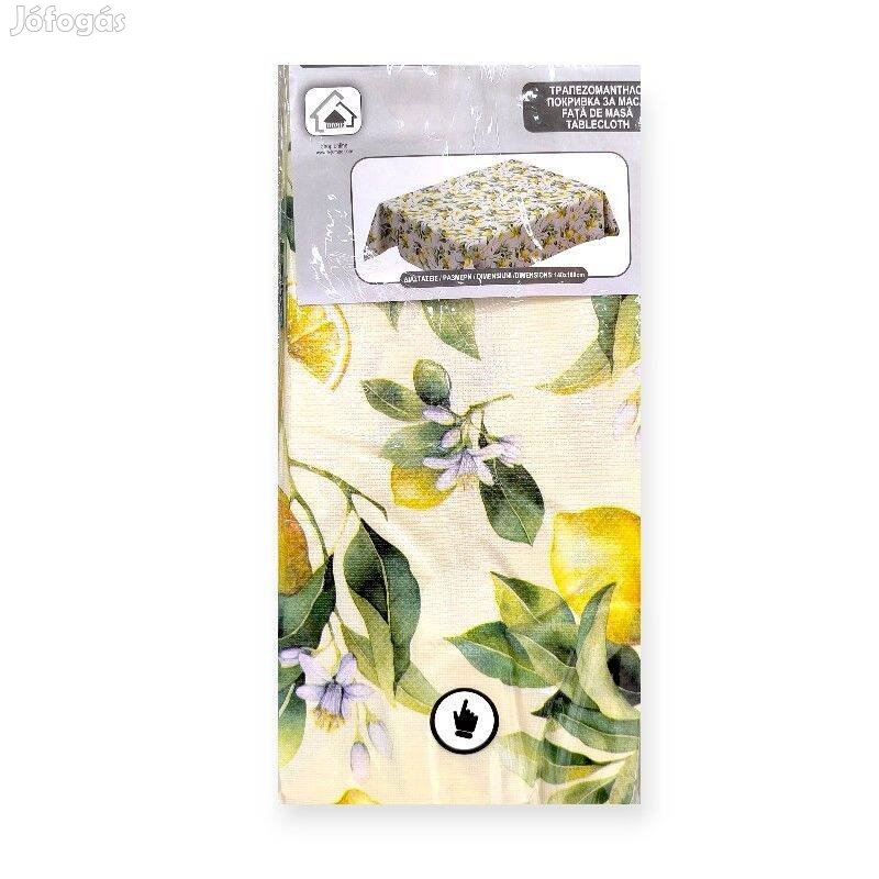 Citrom mintás konyhai asztalterítő 180x140 cm