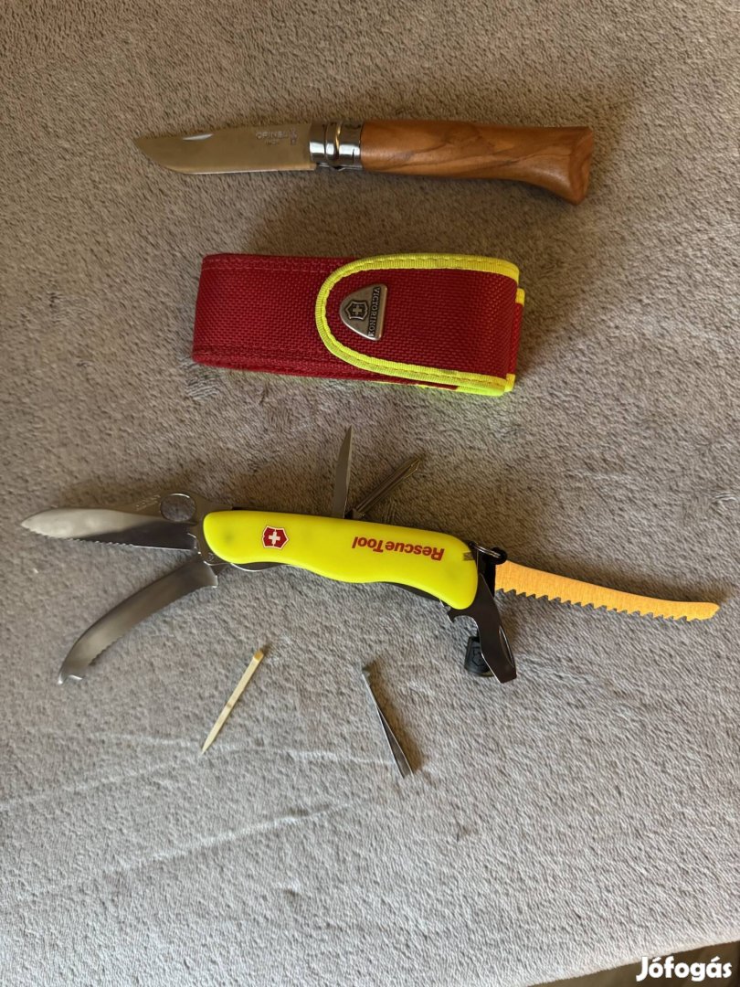 Civivi elementum, Victorinox Rescue Tool, Opinel Inox