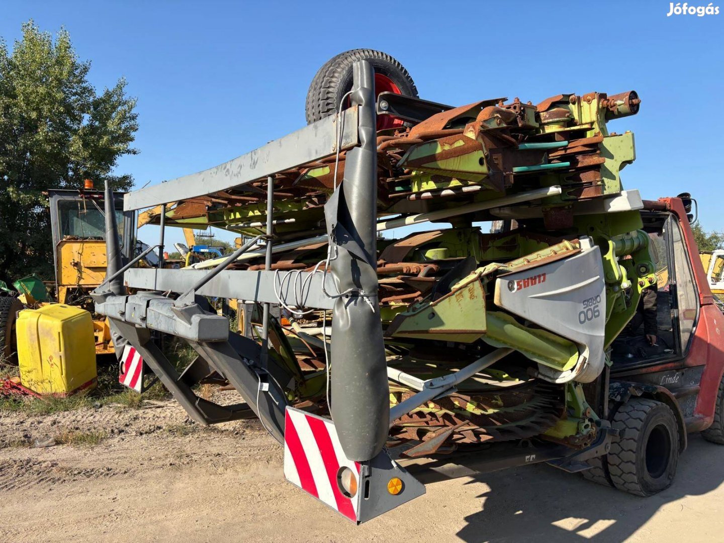 Claas 992 silozó adapter
