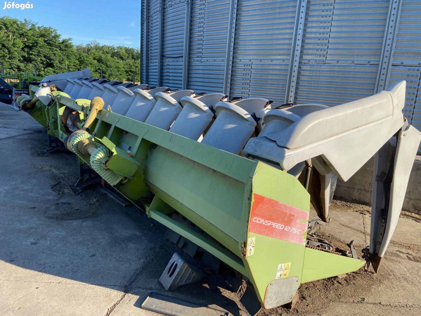 Claas Cornspeed 12-75C kukorica betakarító adapter