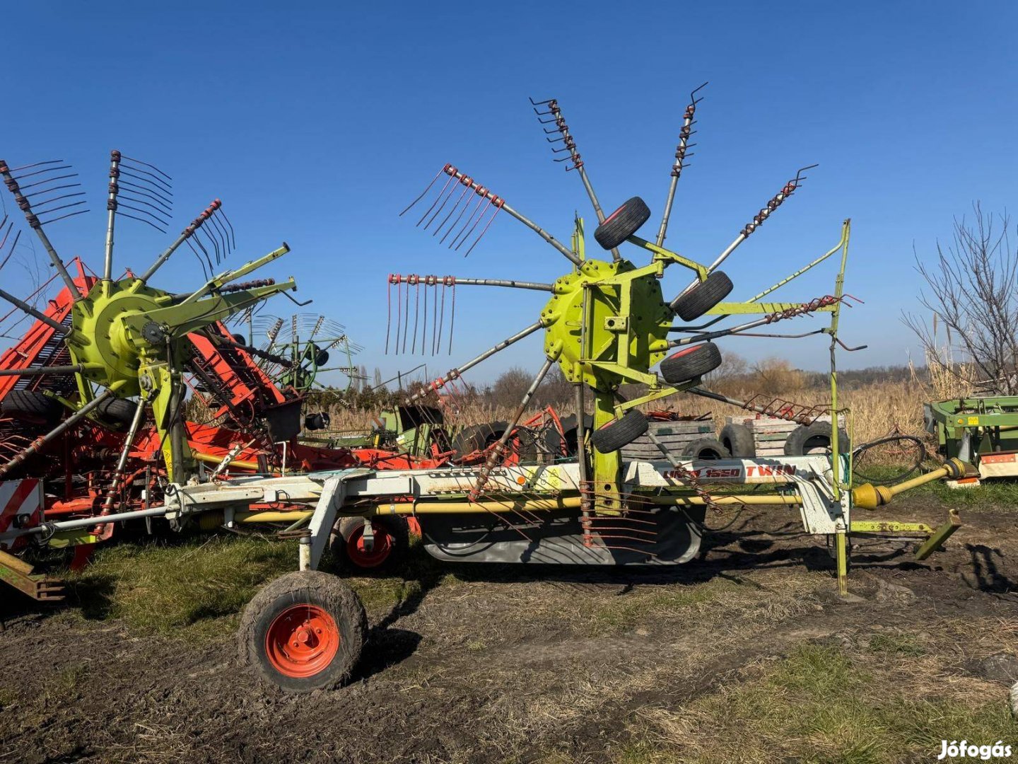 Claas Liner 1550 Twin , Rendképző , Rendsodró
