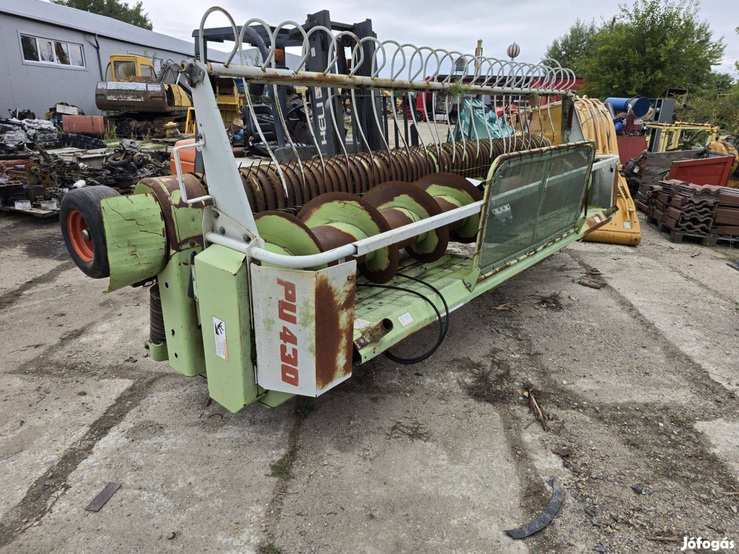 Claas PU430 szálastakarmány felszedő adapter