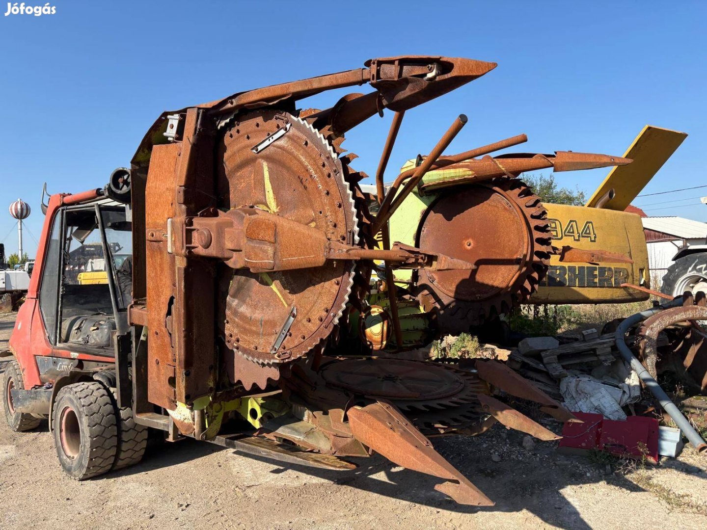 Claas RU450 silozó adapter