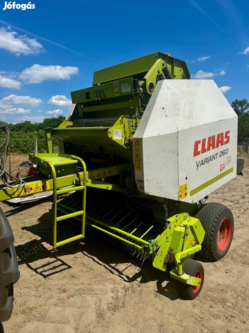 Claas Variant 260 RC bálázó, Mchale, New Holland, John Deere, Hesston,