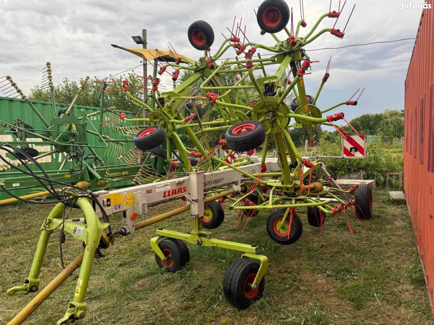 Claas Volto 1320 T , 13 Méteres Rendterítő , Rendkezelő