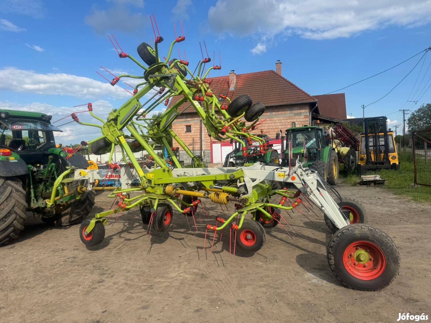 Claas Volto 1320 T , 13 Méteres Rendterítő , Rendkezelő