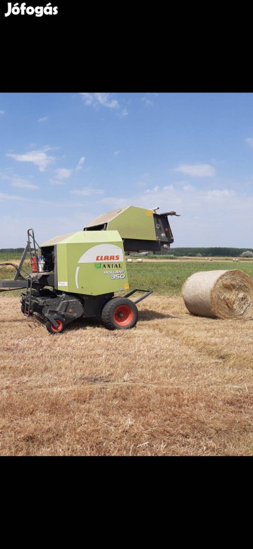 Claas rollant 350 körbálázó!