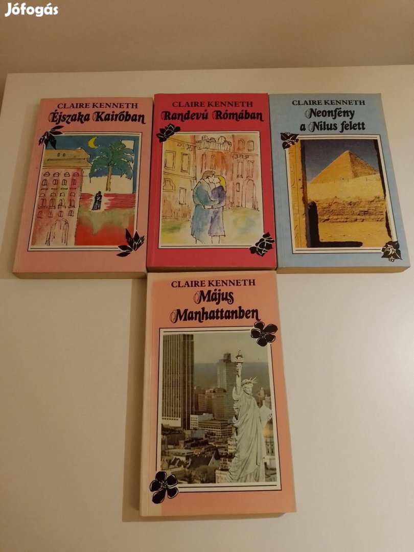 Claire Kenneth könyvek 4 db