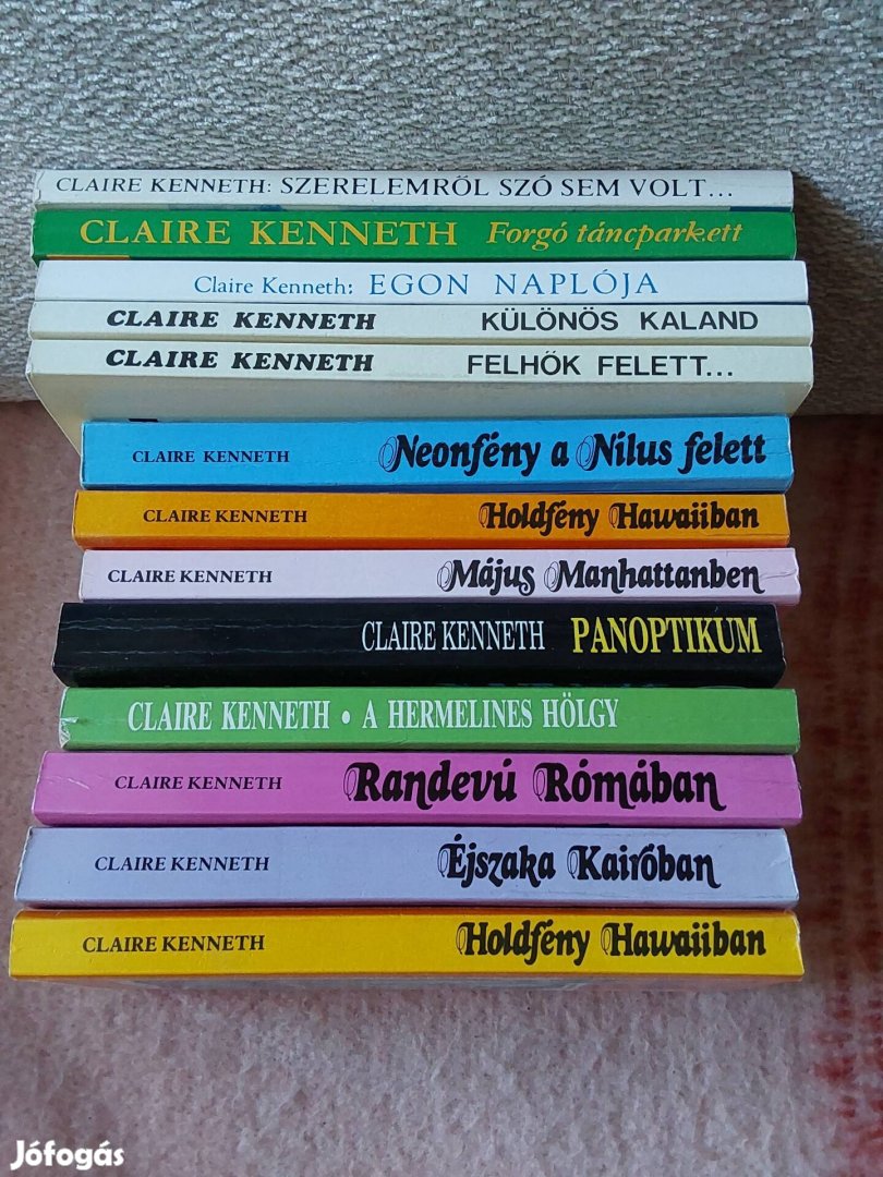 Claire Kenneth könyvek csomagban olcsón eladók