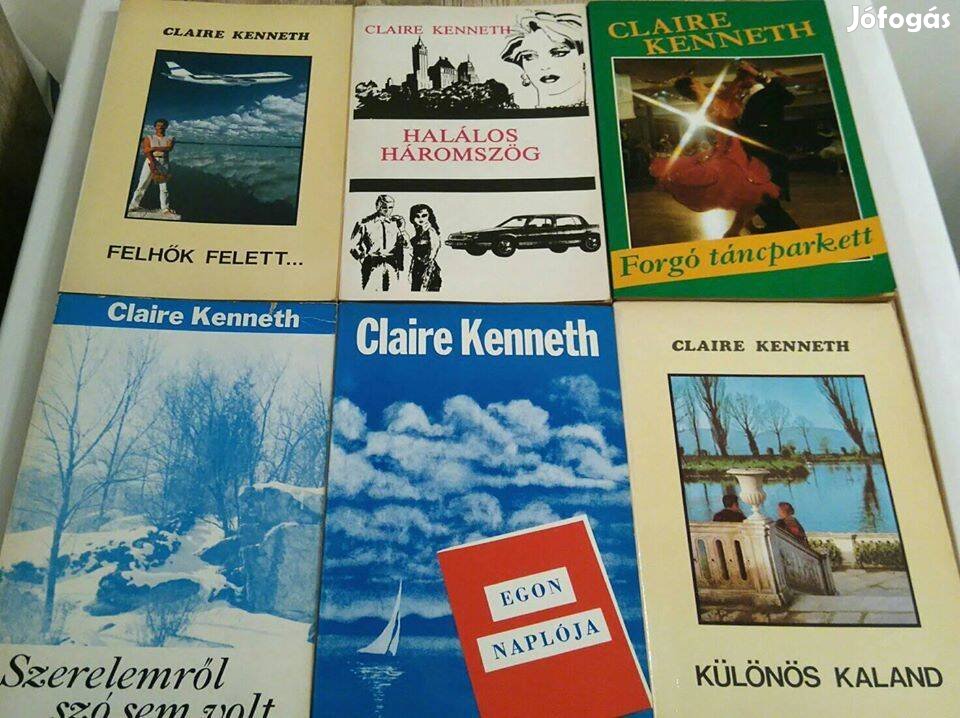 Claire Kenneth könyvek eladók!