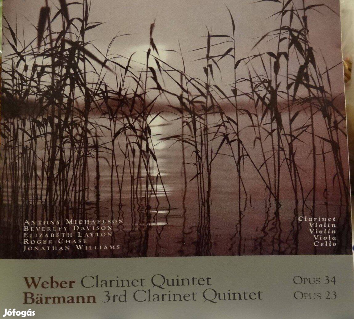Clarinet Quintet Musical Fidelity CD lemez !!!