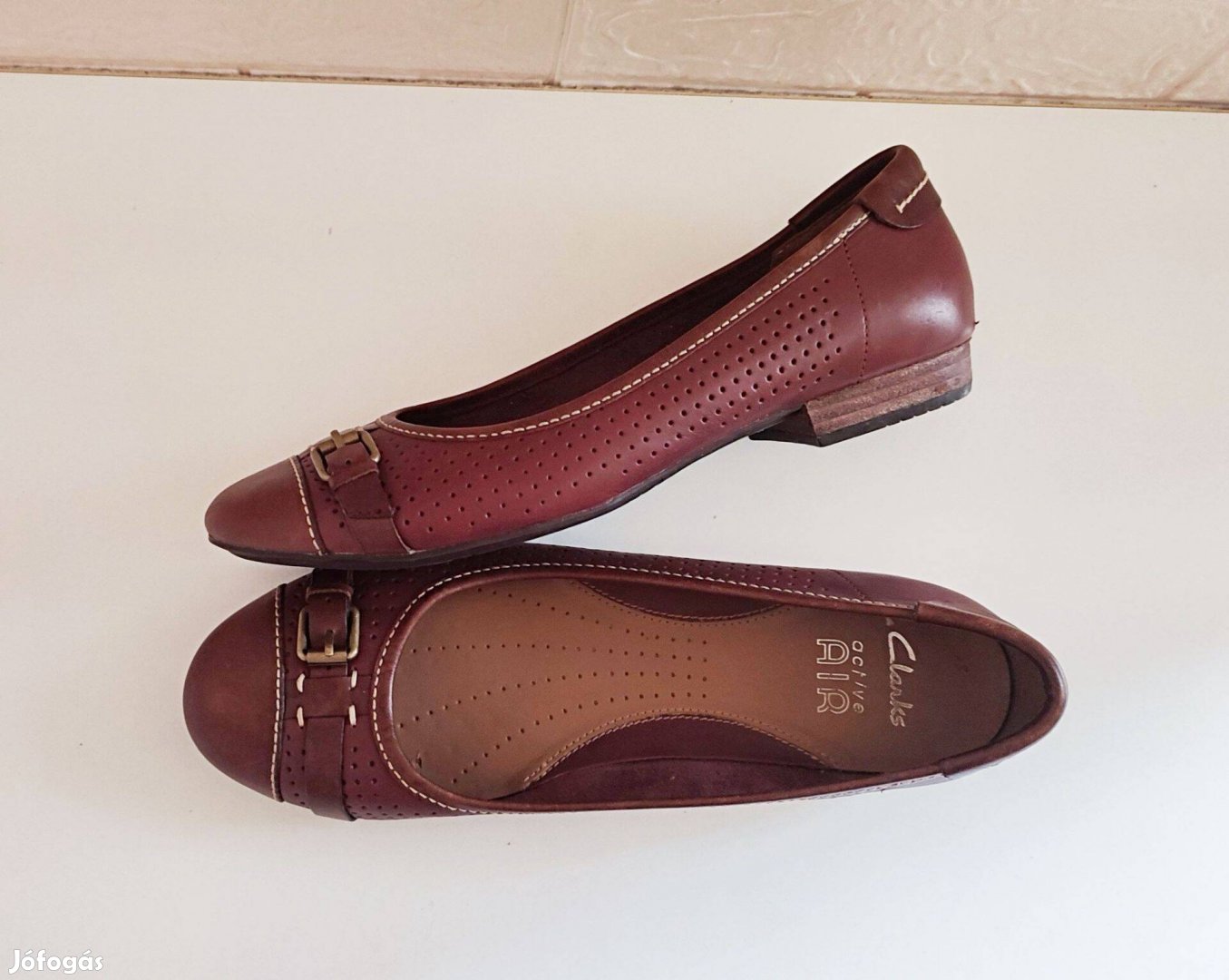 Clarks Active Air gyönyörű, bőr, női cipő 40-es - Újszerű!