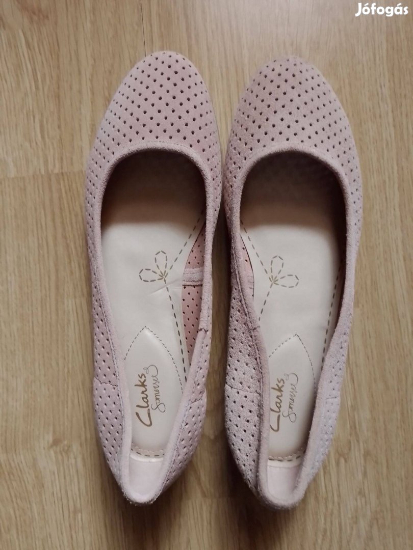 Clarks púderrózsaszín női cipő (39)