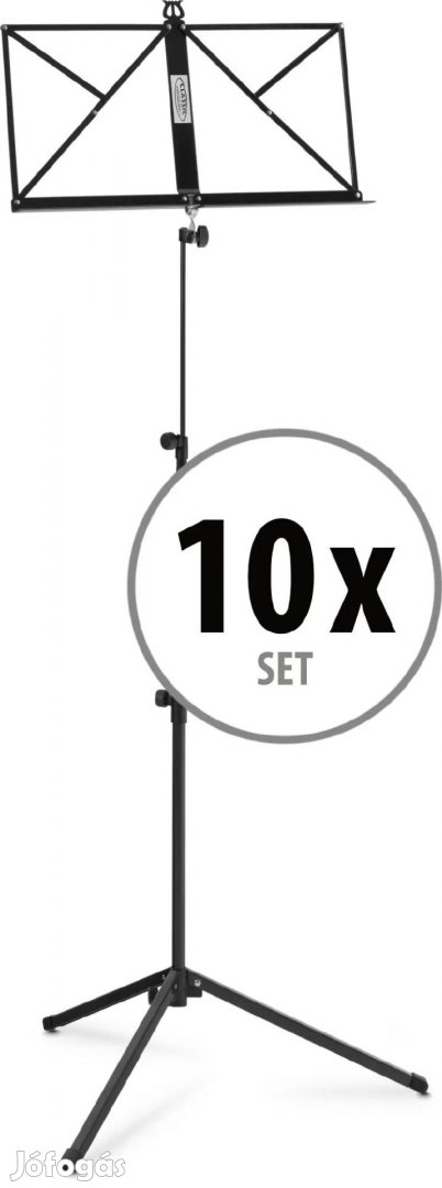Classic Cantabile 100 Kottatartó, Közepes Fekete 10 darabos készlet