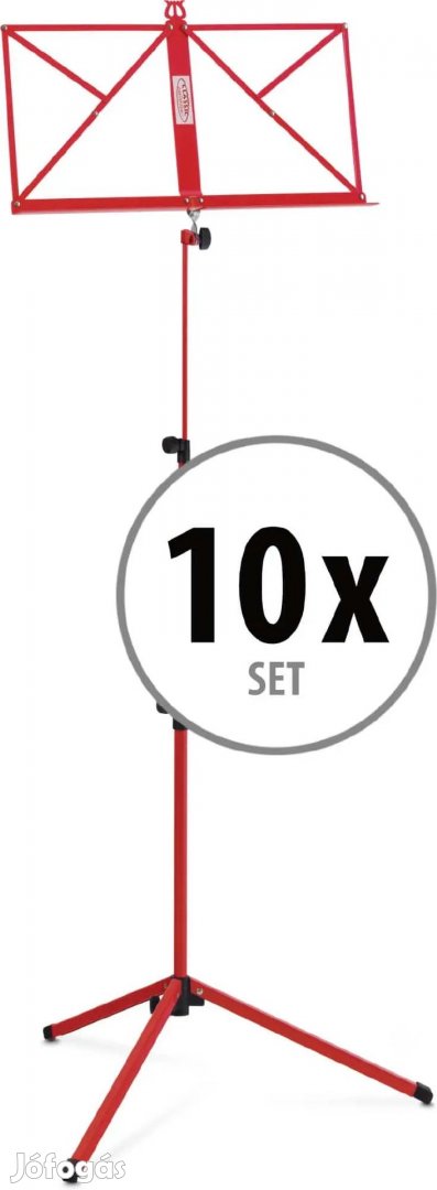 Classic Cantabile 100 Kottatartó, Piros 10 darabos készlet