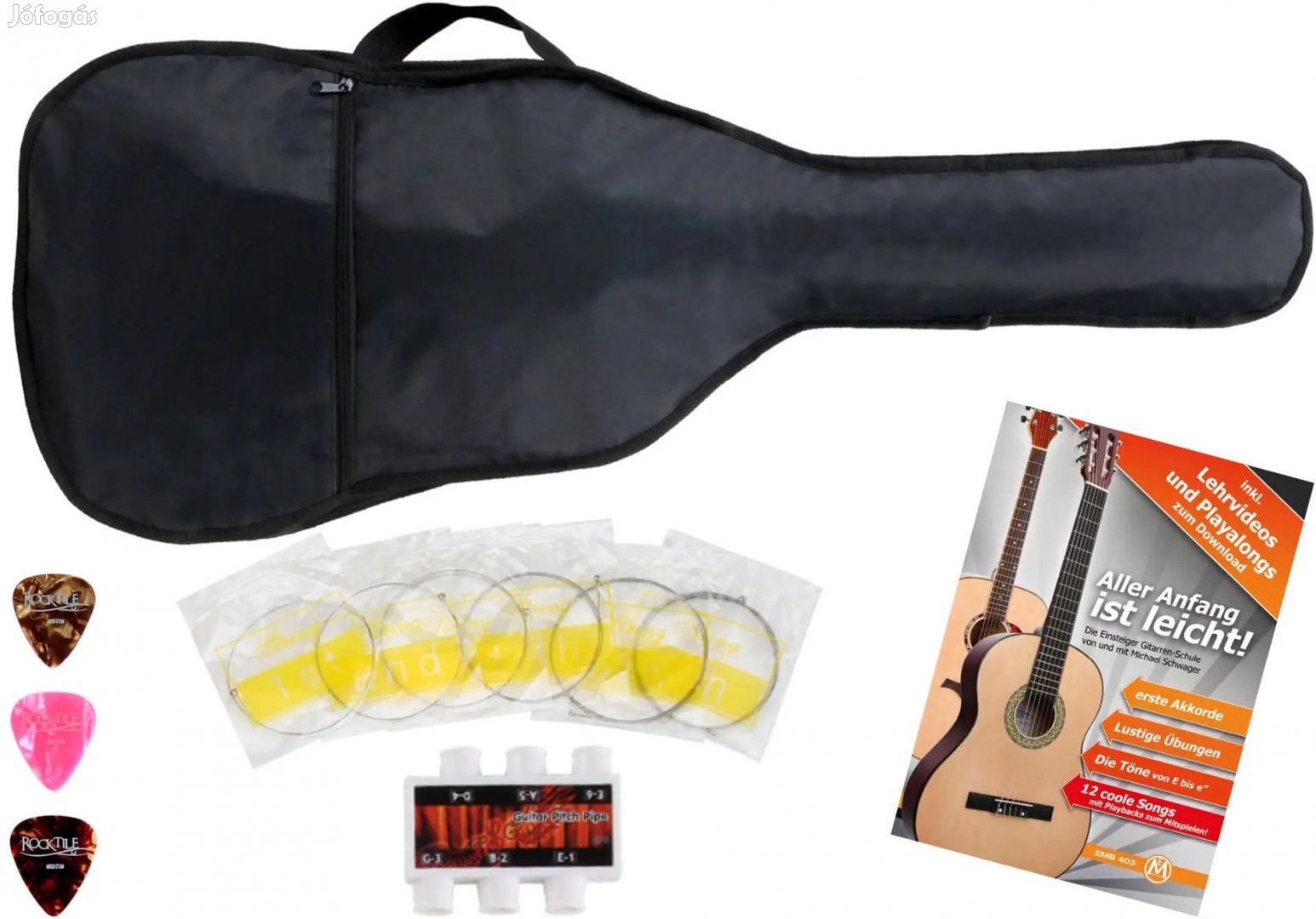 Classic Cantabile 5 Darabos Kiegészítő SZETT 3/4 Klasszikus Gitárhoz