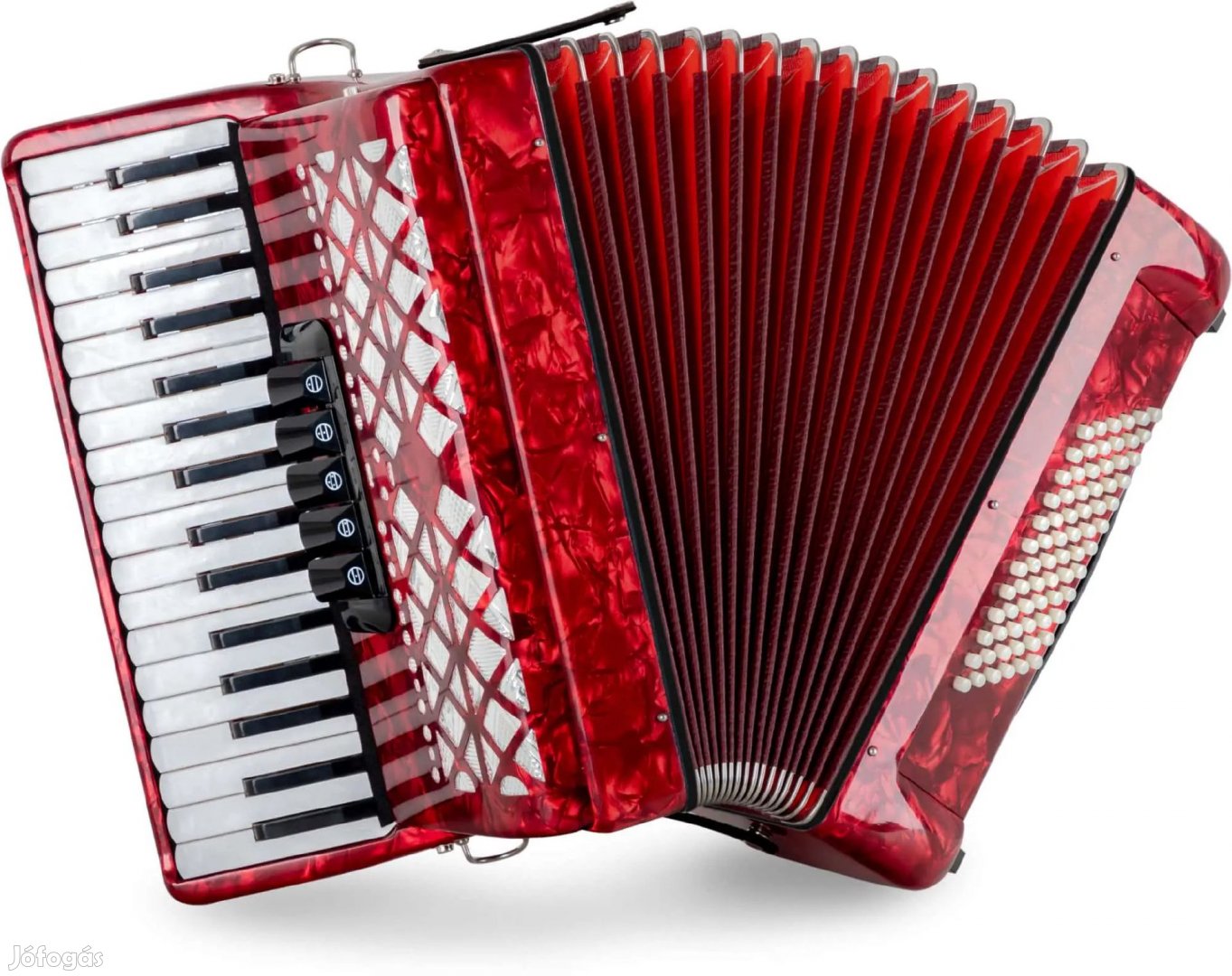 Classic Cantabile 72 basszus harmonika "Secondo V" piros