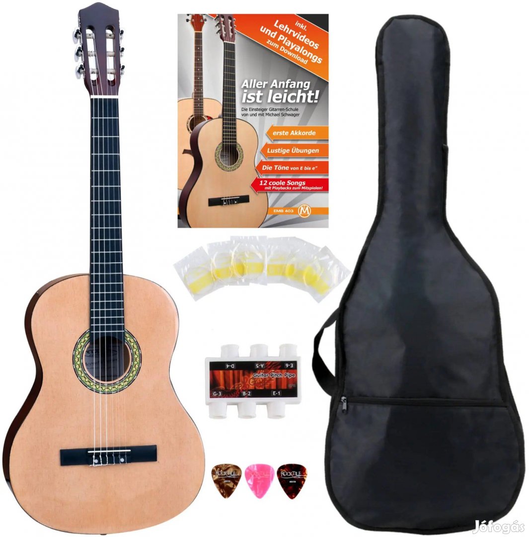 Classic Cantabile AS-861 Koncert Gitár 7/8 Kezdőkészlet