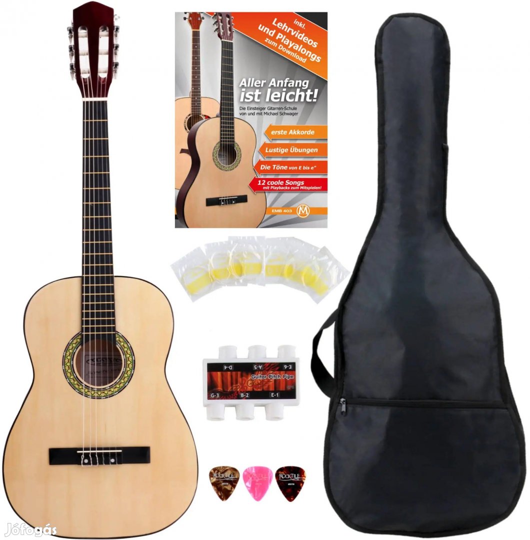 Classic Cantabile Akusztikus Sorozat AS-851-L Klasszikus Gitár 7/8