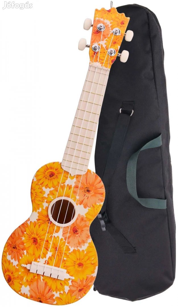 Classic Cantabile Beach Buddy Beachflower Szoprán-Ukulele, ABS