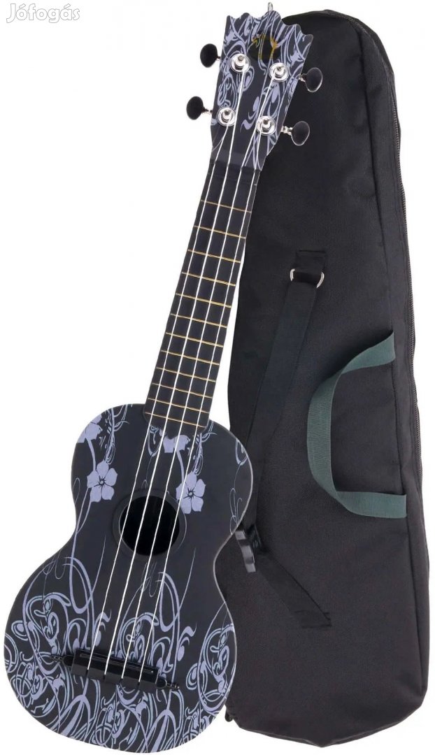 Classic Cantabile Beach Buddy Black Beauty, Szoprán-Ukulele ABS