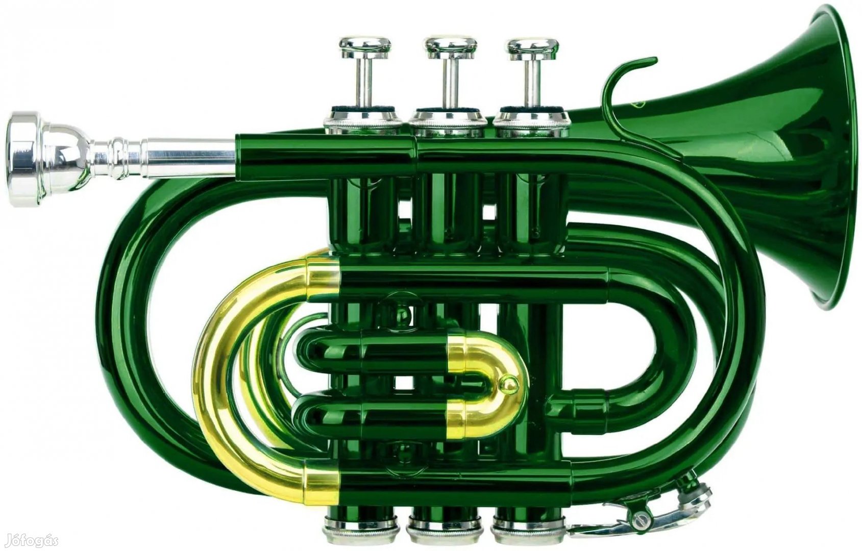 Classic Cantabile Brass TT-400 Bb Zsebtrombita zöld