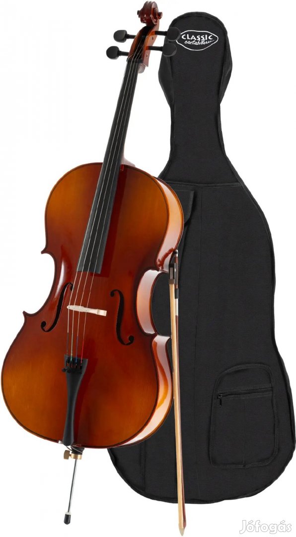 Classic Cantabile Diák Cselló 3/4 KÉSZLET + Íj + Tok