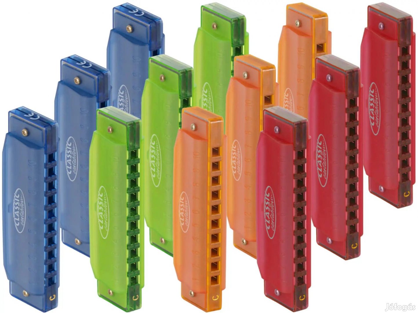 Classic Cantabile FBH-10 FunKids szájharmonika C-dúr 12 db-os