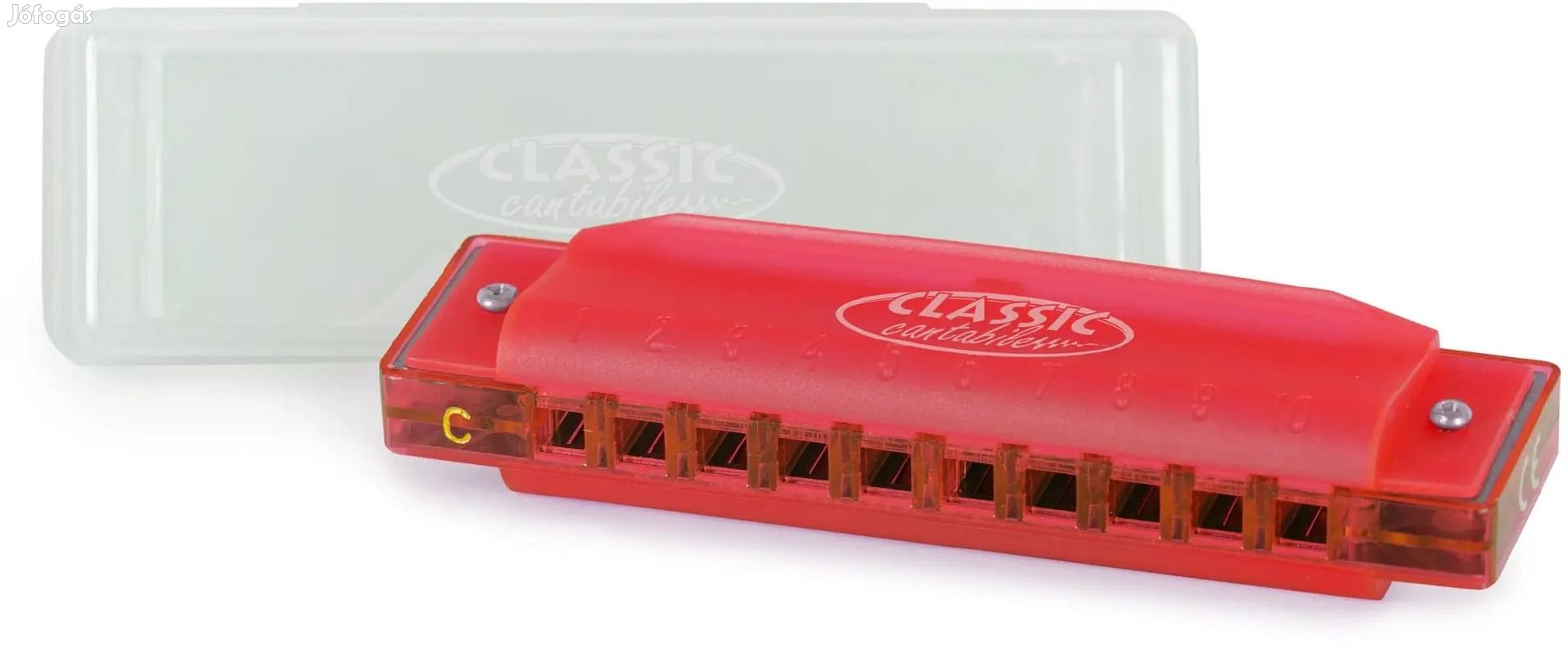 Classic Cantabile FBH-10 RD FunKids szájharmonika C-dúr piros