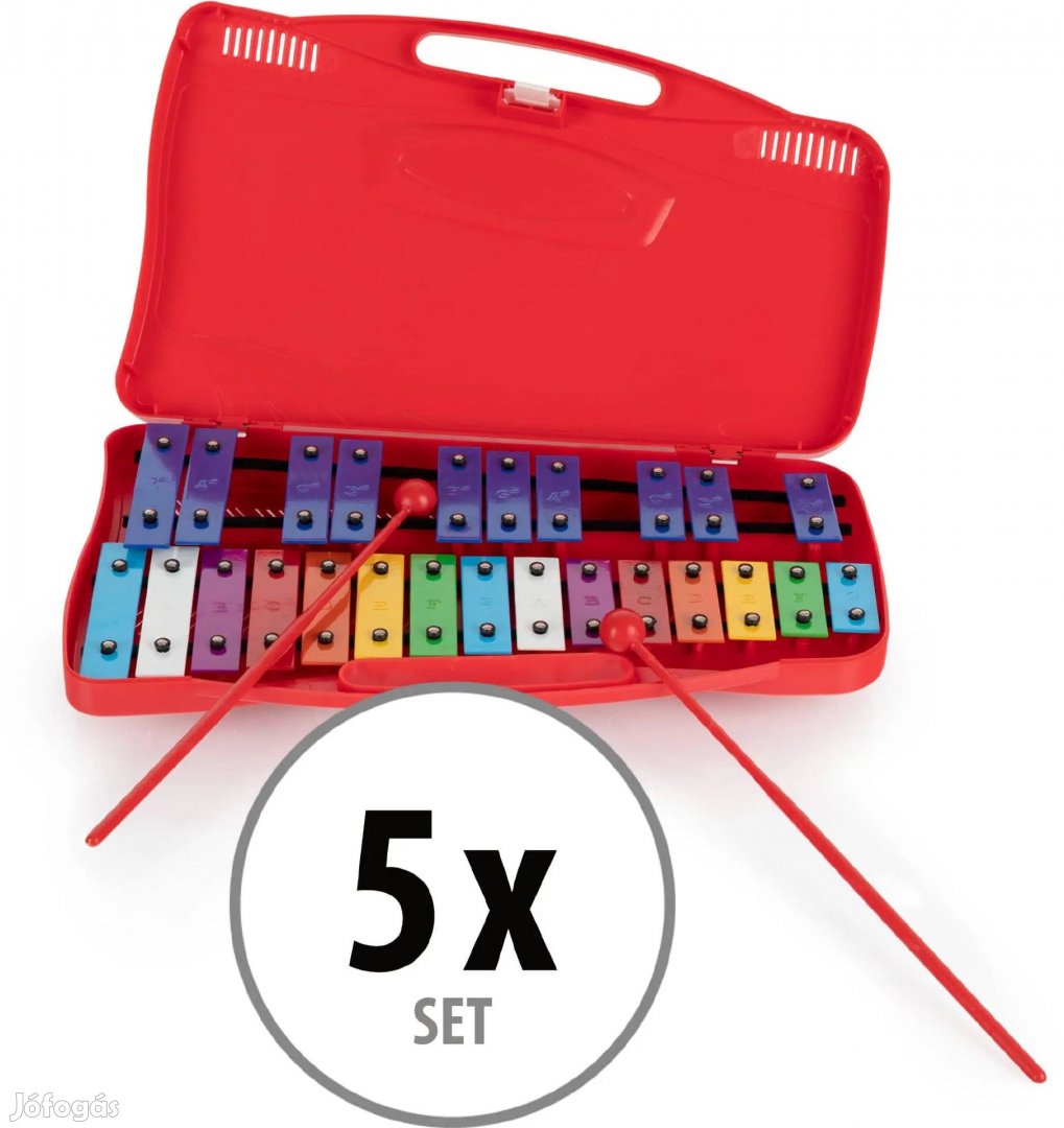 Classic Cantabile GSR-25 szoprán glockenspiel kromatikus 5 db-os szett