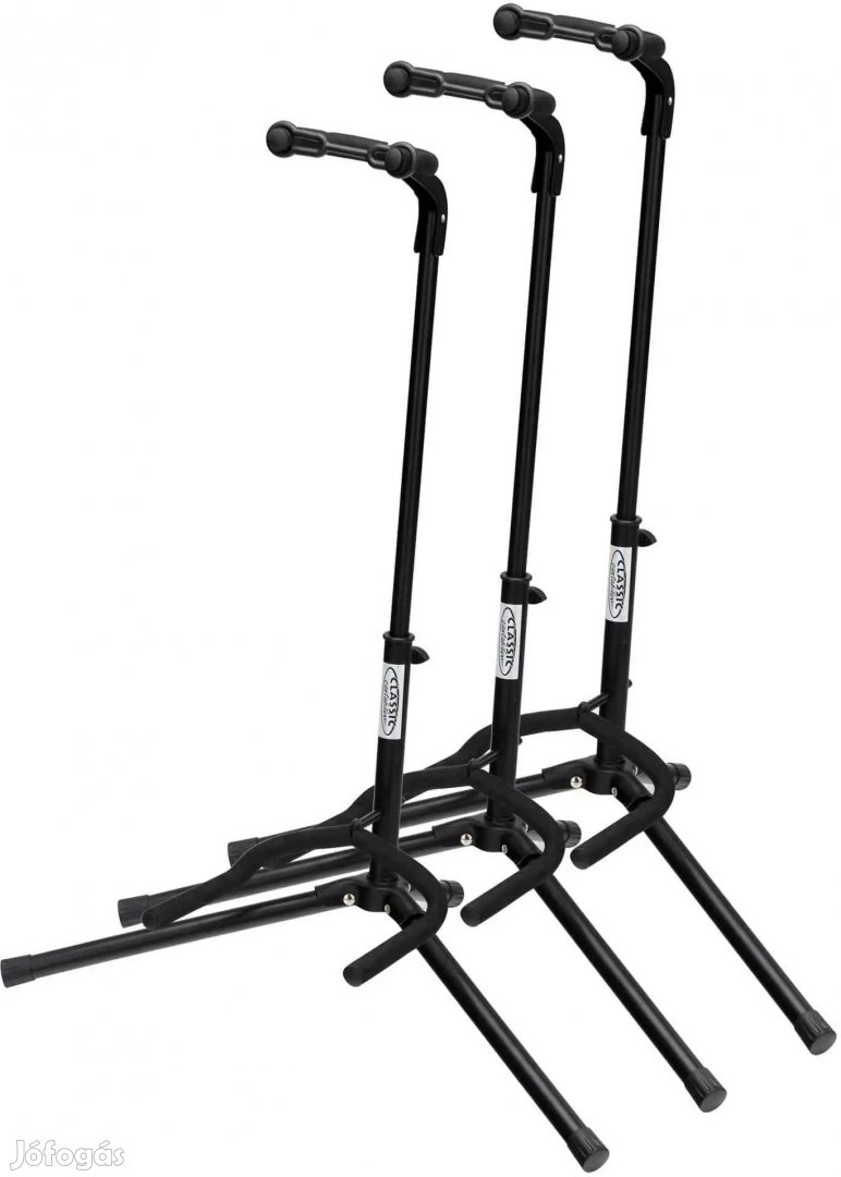 Classic Cantabile GS-200F Gitárállvány Összecsukható 3 darabos KÉSZLET