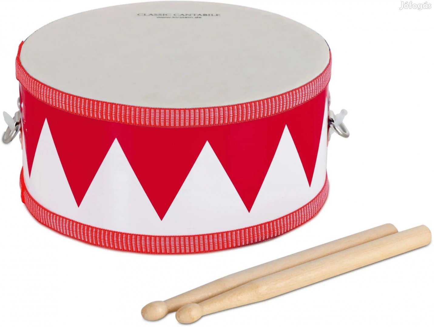 Classic Cantabile Gyermek Dob 8" Piros-Fehér
