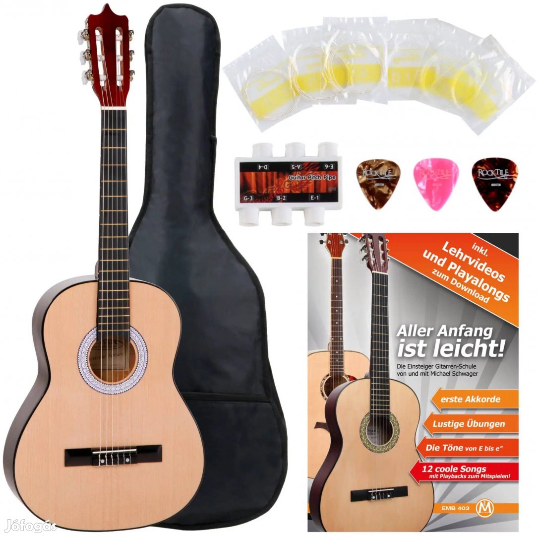 Classic Cantabile Klasszikus Gitár Kezdő SZETT 3/4 + 4 Darabos