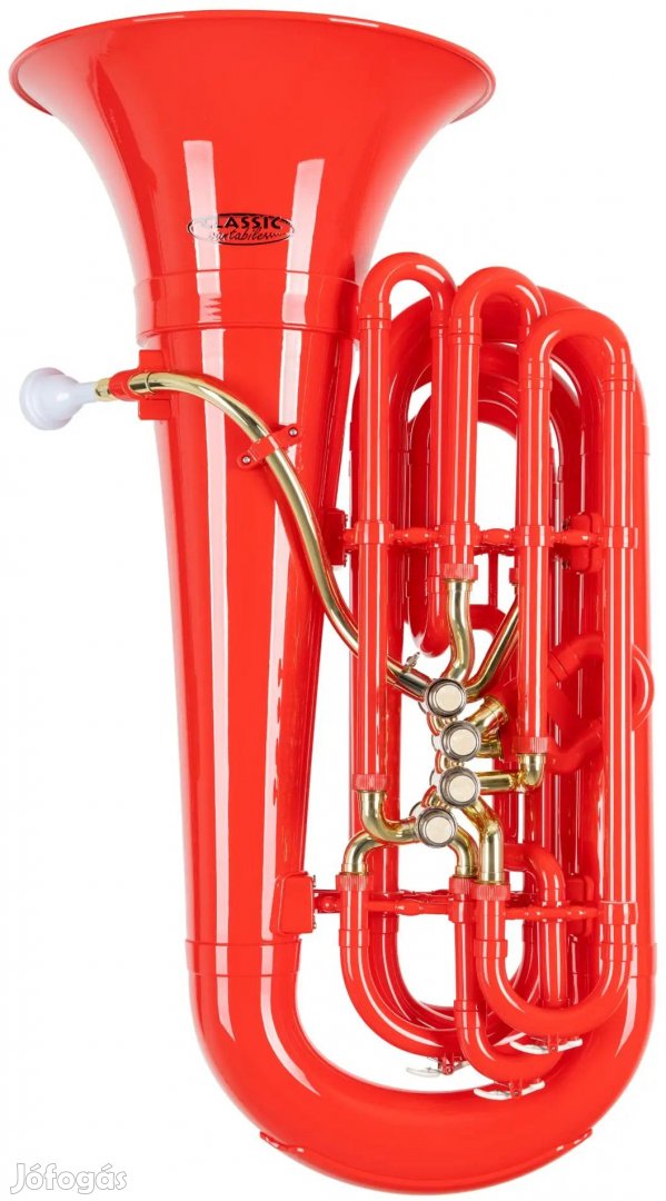 Classic Cantabile MardiBrass műanyag Bb tuba piros