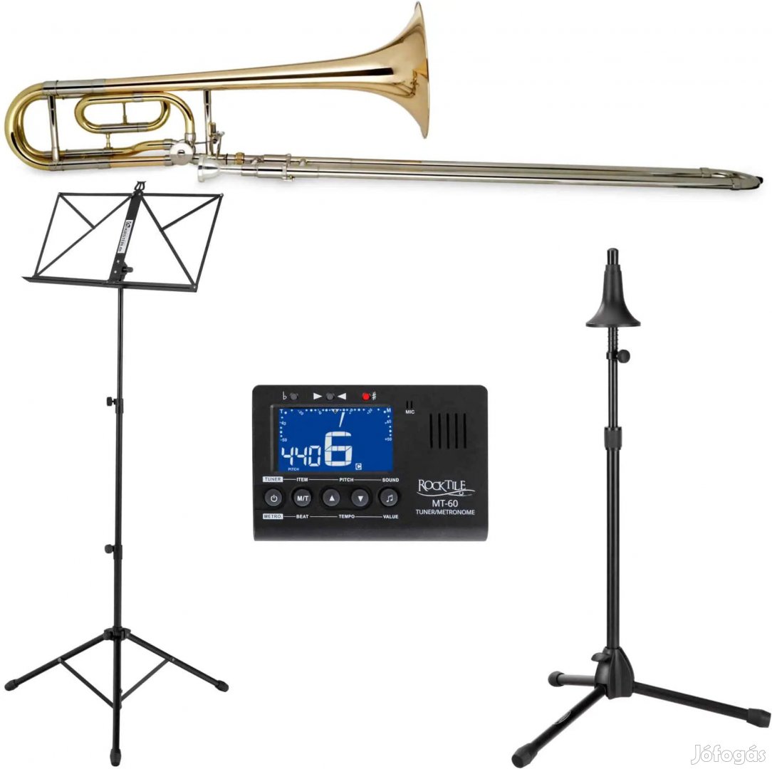 Classic Cantabile QP-42 Tenor Harsona készlet metronómmal,