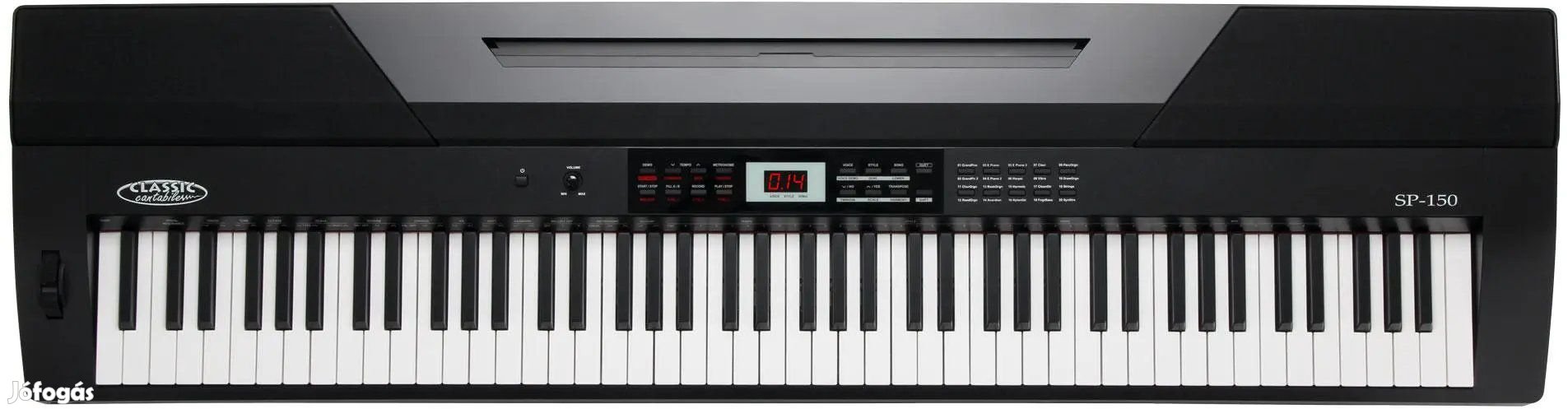 Classic Cantabile SP-150 BK Színpadi Zongora Fekete