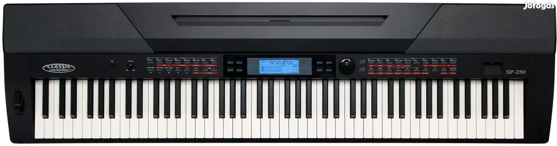 Classic Cantabile SP-250 BK Színpadi Zongora Fekete