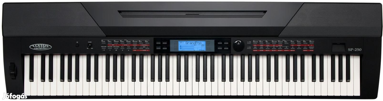 Classic Cantabile SP-250 Bk Színpadi Zongora Fekete Zongora