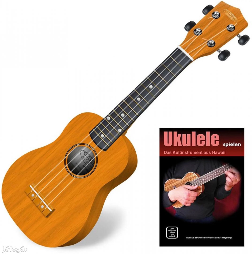 Classic Cantabile US-100 NAT Szoprán Ukulele Természetes SZETT