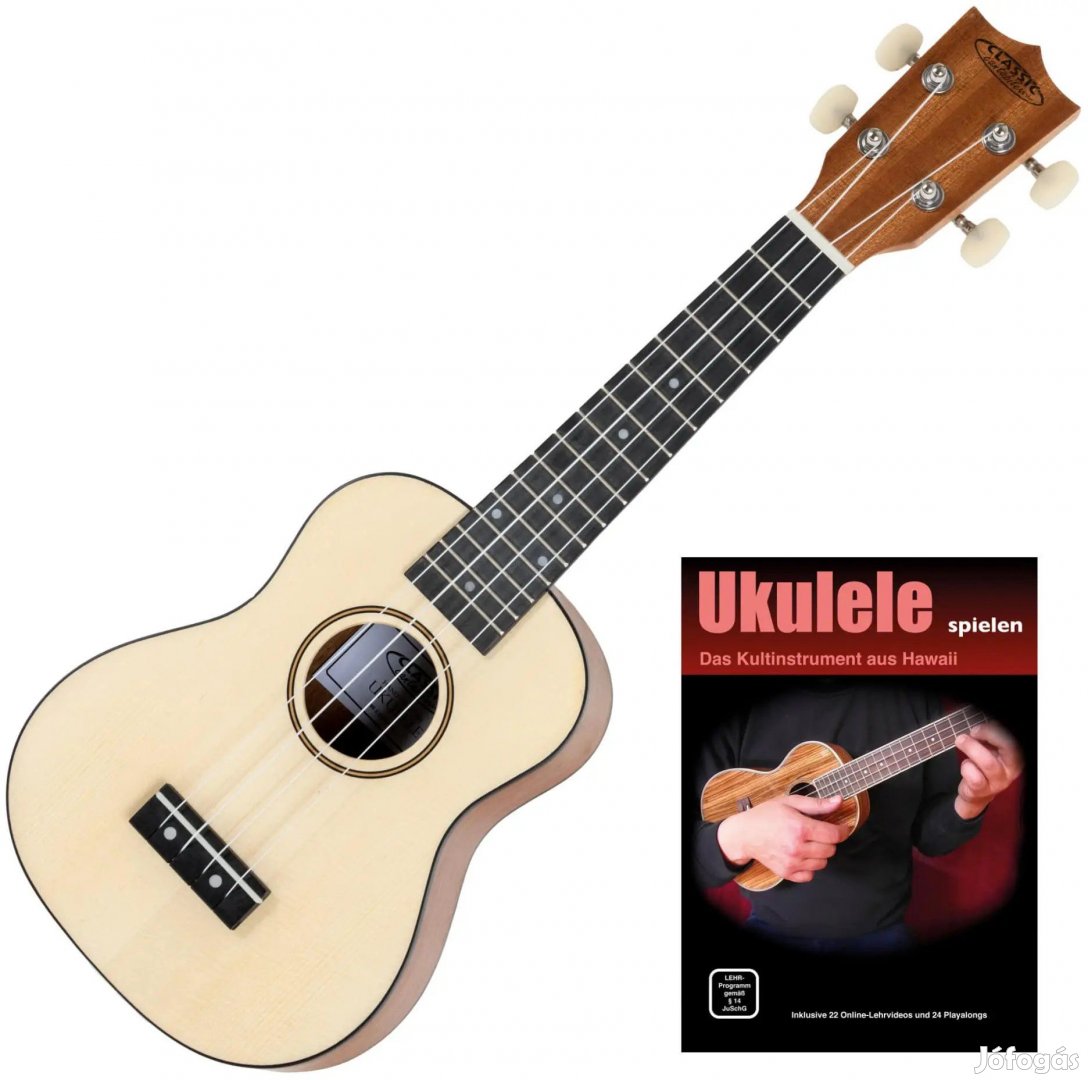 Classic Cantabile Ukulele természetes