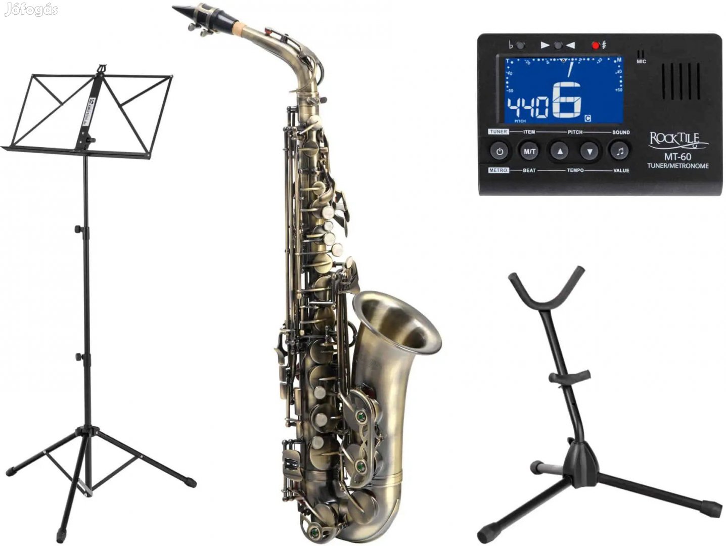 Classic Cantabile Winds AS-450 Antik Sárga Alt Szaxofon KÉSZLET