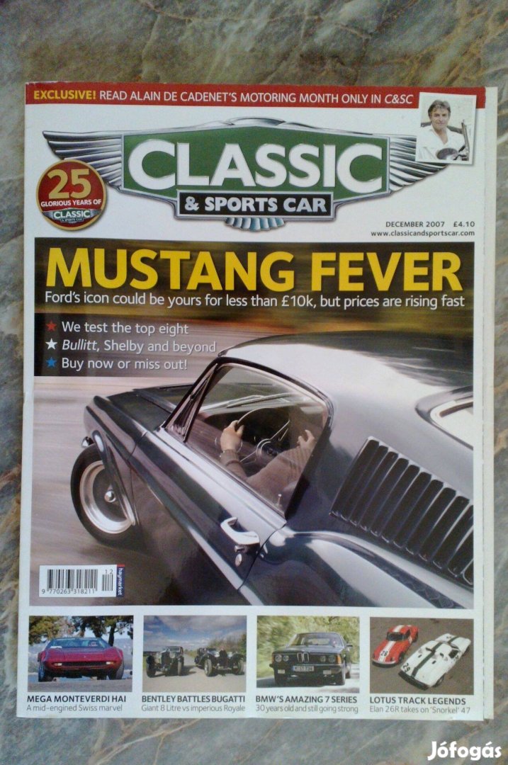 Classic & sports car újság autósújság 2007. 12