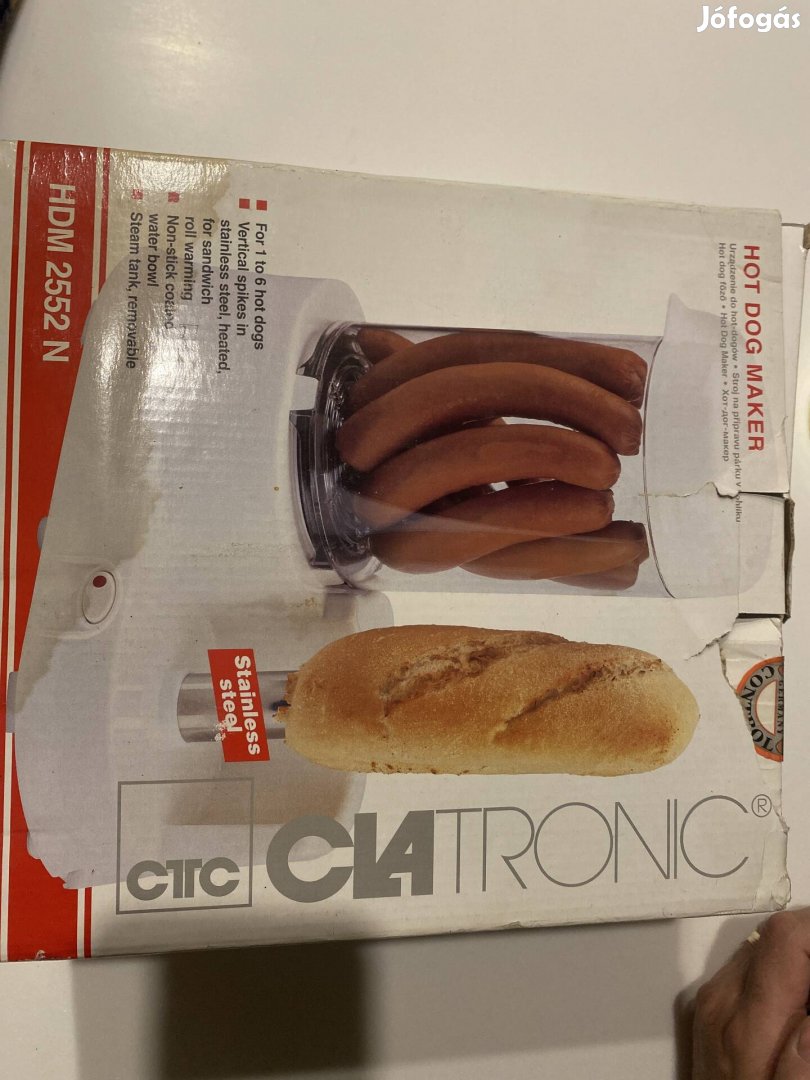 Clatronic hot dog készítő 